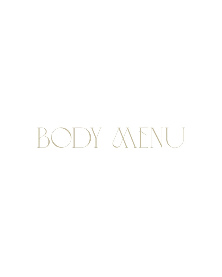 BODY MENU（ボディメニュー）